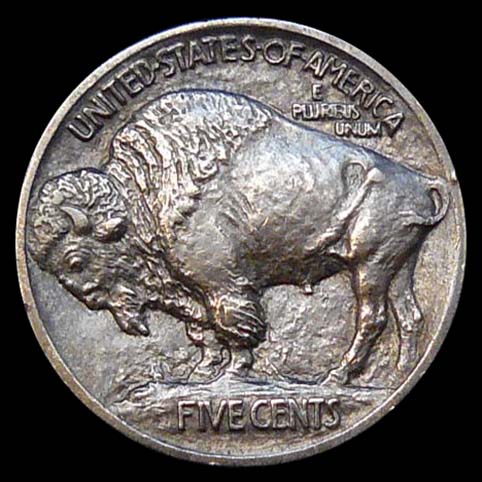 Buffalo Nickel - Other View Of Amos