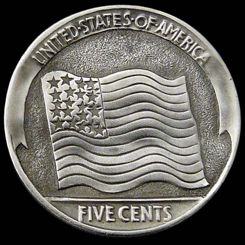 Union Flag - Other View Of Blue And Grey - Union Soldier