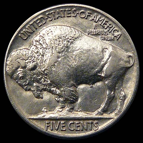 Buffalo Nickel - Other View Of Clean Shave Hobo Nickel