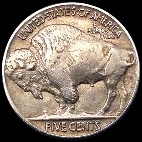Buffalo Nickel - Other View Of Crockett