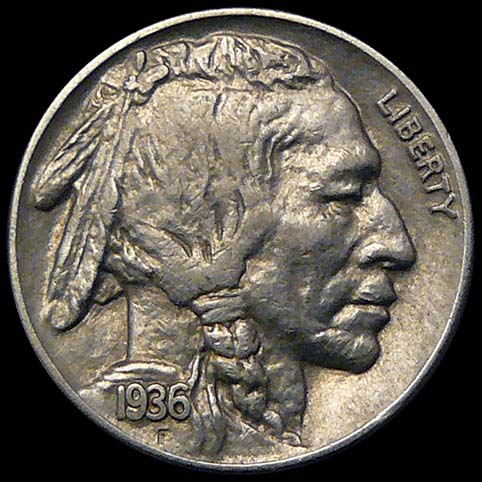Buffalo Nickel - Other View Of Happy Hour
