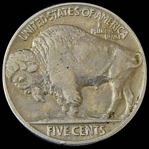 Buffalo Nickel - Other View Of Mutton Chops Civil War Soldier