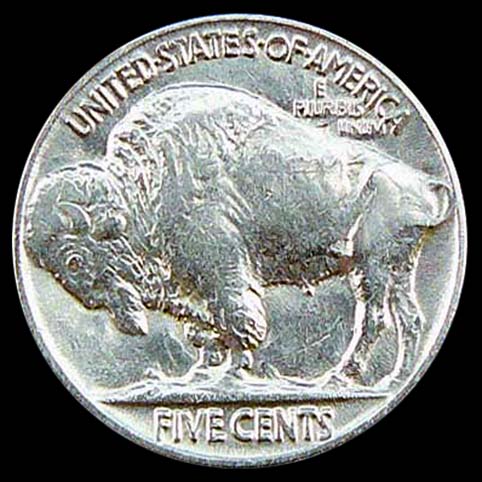 Buffalo Nickel - Reverse Of Pay The Bonus