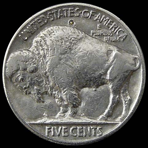 Buffalo Nickel - Other View Of Salem's Judge