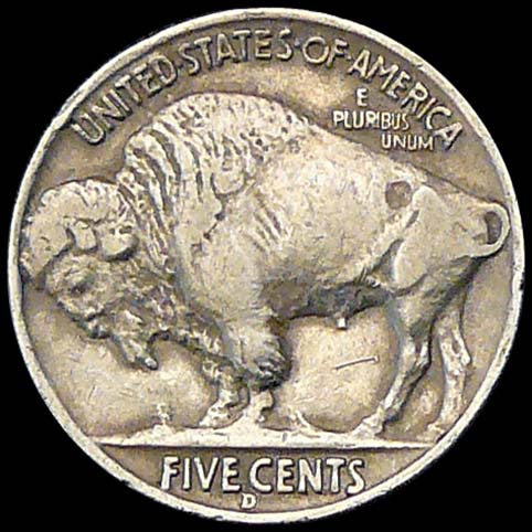 Buffalo Nickel - Other View Of Slim Gets A Mac Attack