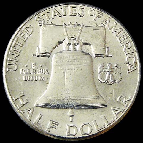 Liberty Bell - Other View Of Hobo Franklin Half Dollar