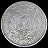 Silver Eagle - Reverse Of Morgan Fox Den Engraved Silver Dollar